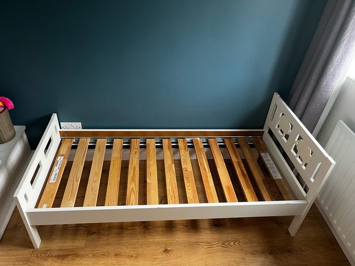 Ikea Kritter Toddler Bed With Mattress.