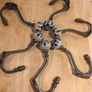 6 X Large Cast Iron Vintage Style Clothes Hooks NEW Image 2