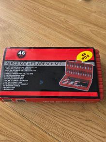 46 pcs wrench and socket set