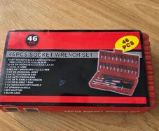 46 pcs wrench and socket set