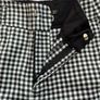 Stradivarius black and white gingham trousers Image 3