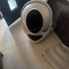 Cat litter robot.