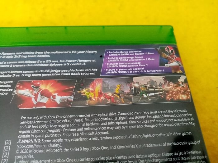 Power Rangers collectors edition Xbox one Xbox series X Games Original