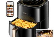 Air Fryer Without Oil APP and Voice Control 5L Hot Electric Oven Oilless Cooker Intelligent Multipurpose Deep Fryer