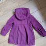 Girls purple jacket coat from Benetton size 2 years Image 2