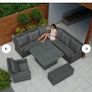 Vancouver Rattan Corner Sofa Dining Set Image 9