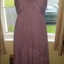Brand new H&M Dusty pink midi halter neck flared dress size UK14 EU42 Postage included Image 2