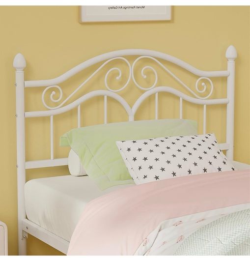 Single Bed Frames with Vintage Headboard, 3ft