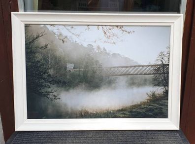 Misty Bridge - Framed Photograph by Irish artist Una O'Connor