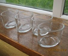 Habitat Glass T-Light Holders