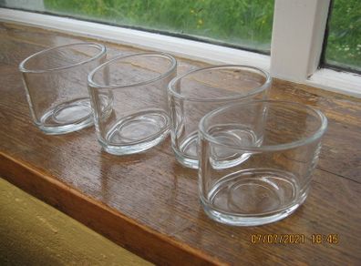 Habitat Glass T-Light Holders