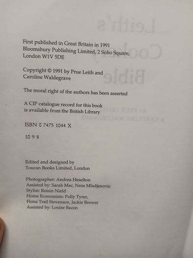 Leith's Cookery Bible