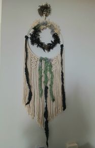 macrame hanging large piece