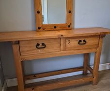 Telephone Table with mirror