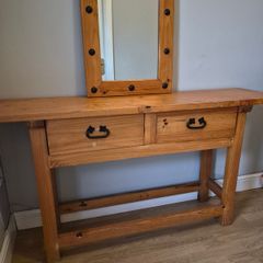 Telephone Table with mirror