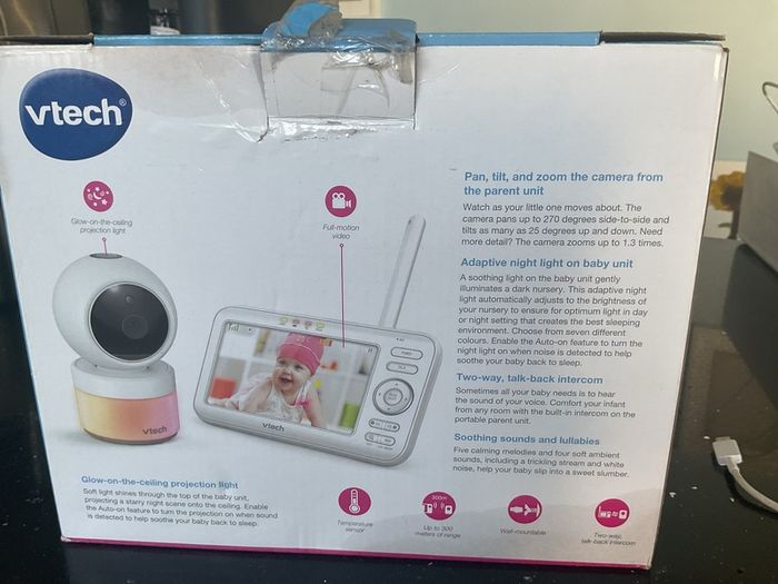 Vtech 5" Pan & Tilt video monitor with night light  good as new Dublin South