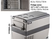 BRAND NEW Mini Car Refrigerator Fridge Freezer 45L 12V/24V DC 110-240V for Camping Picnic