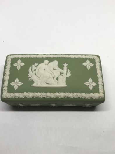 Wedgwood Green Trinket Box