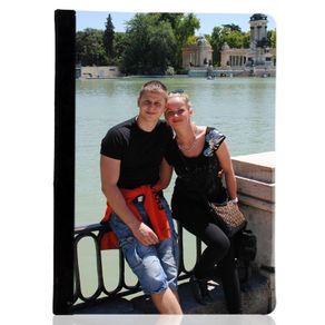 Ipad Pro 12.9 Inch - Personalised Leather Flip Cover - With Your Own Design