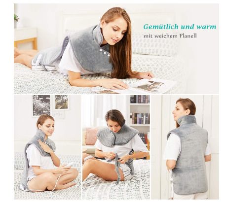 Heating Pad for Back, Shoulder, Neck, 60 x 100 cm