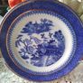 Bells Blue Willow Saucer + Side Plate Image 5