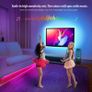 TV Backlights USB LED strip light Kit 4m for 60"-75" TV, Mirror, PC, APP Control Sync to Music, Bias Lighting, 5050 RGB Waterproof IP65 USB LED Strip Lights Compatible with Android iOS Image 3