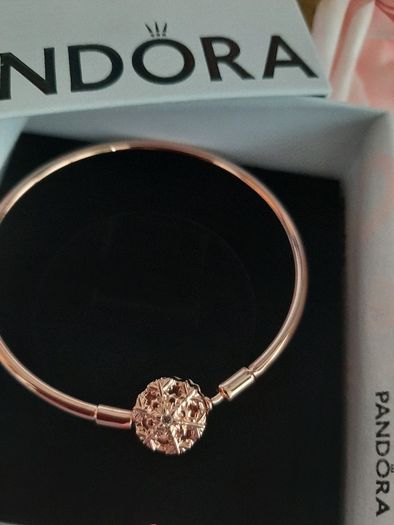 new genuine pandora Rose gold bangle