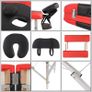 New foldable sports injury therapy physio massage table - FREE P&P Image 4