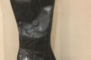 Marco Tozzi Black Long leather Boots