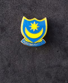 Portsmouth F.C. Vintage Lapel Pin Badge - 1990s