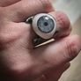 Medical Glass Eye Ring - made to order Image 3