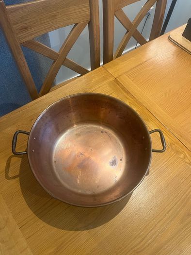 Vintage Copper Preserve Pan