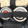 Retro shoe polish travel kit with 2 brushes, 2 tins of polish Image 2