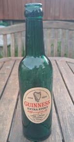 Vintage Guinness Bottle, Lymac Donegal