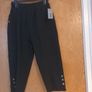 Fin Black  Cropped Trousers.  Size. 16.  B.N.W.T Image 2