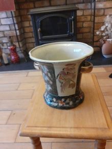 Royal Vienna Autumn leaves Vase