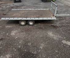 Atv quad farm bog off road hay flat trailer 10x6