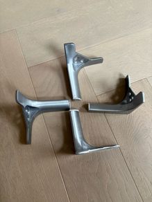 IKEA NANNARP legs, aluminium