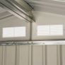 7ft. W X 4ft. D Metal Apex Garden Shed (free Postage) Image 3