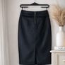 Elegant Black Pencil Skirt, Warehouse | Size 12 Image 3