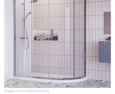 Rosery Nova Quick Fit Offset Quadrant Shower Enclosure (1900mm High)