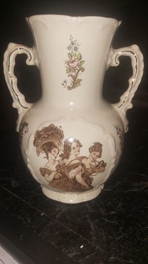 Large Staffordshire ironstone vase