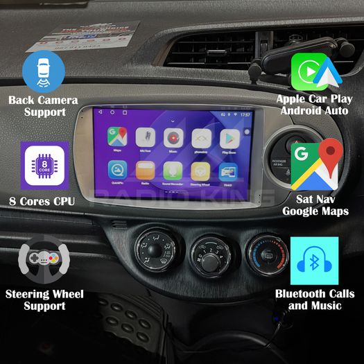 Premium Carplay Toyota Yaris Android Auto Audio