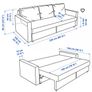IKEA 3 seater sofa bed Image 5