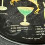 Vintage Serving Tray With Cocktail Recipes Image 5
