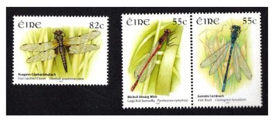 2009 Ireland Flora & Fauna Dragonflies Commemorative Stamps Mint Never Hinged (MNH)