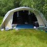 QUECHUA  6-person, 3-bedroom inflatable camping tent, Air Seconds 6.3, Fresh & Black Image 2