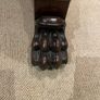 Antique dining table and 6 chairs. Image 3