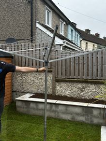 rotary washing line