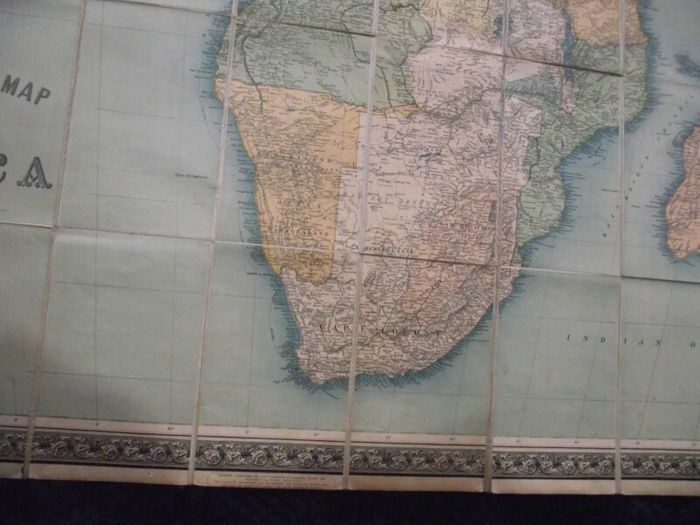Philips New Map of Africa - London and Liverpool - George Philip & Son-Ca.1890